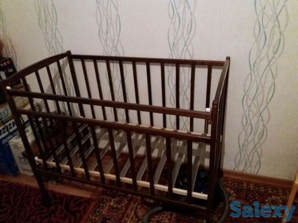 Продам детскую кроватку с матрасиком, фотография 1