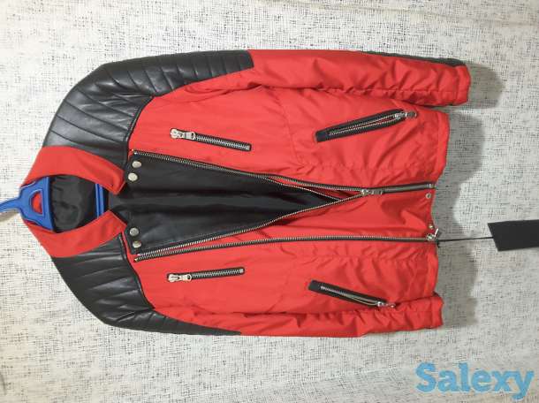 Продам куртку демисезонную Franco Di Marco с кожаными вставками, фотография 3