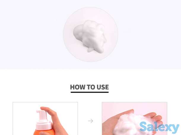 Детская пенка для купания whamisa organic carrot baby & kids easy cleanser, фотография 2