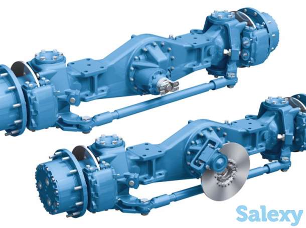 Мост в сборе (передний и задний) на экскаватор-погрузчик Hidromek 102B, 102S, фотография 1