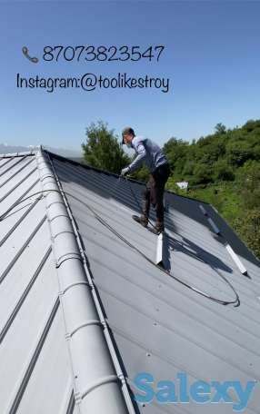 Покраска кровли безвоздушным аппаратом, фотография 12