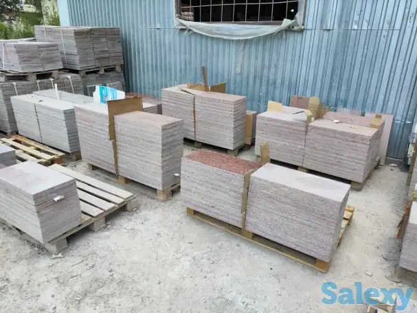 Плитка гранитная красная Кордай, фотография 1