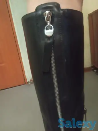 Продам демисезонные кожаные сапоги, фотография 3