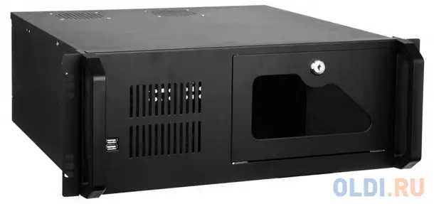 Серверный корпус 4u exegate pro 4u4020s/4u450-26 без бп чёрный ex254717rus, фотография 1