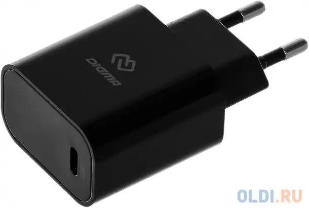 Сетевое зар./устр. digma dgw3c 3a pd черный (dgw3c0f010bk), фотография 1