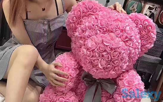 Мишка из роз - это подарок на любой возраст и повод!Доставка, фотография 9