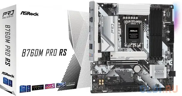 Материнская плата asrock b760m pro rs, фотография 1