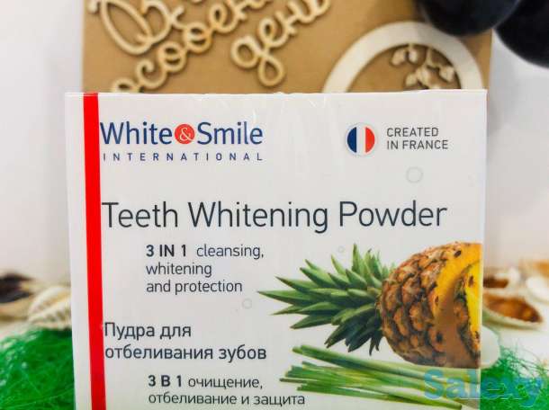 Отбеливающая пудра для зубов 3в1 со вкусом 