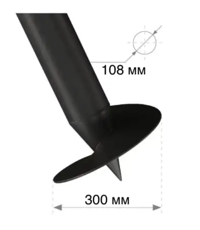 Винтовая свая 1081800, фотография 2