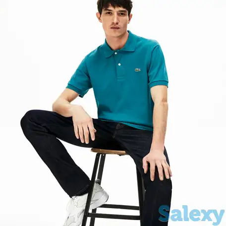 Мужское поло lacoste l1212 classic fit, фотография 1