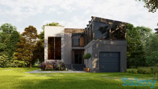 Эскизный проект, 3D Визуализация, Фасад, благоустройство, фотография 5