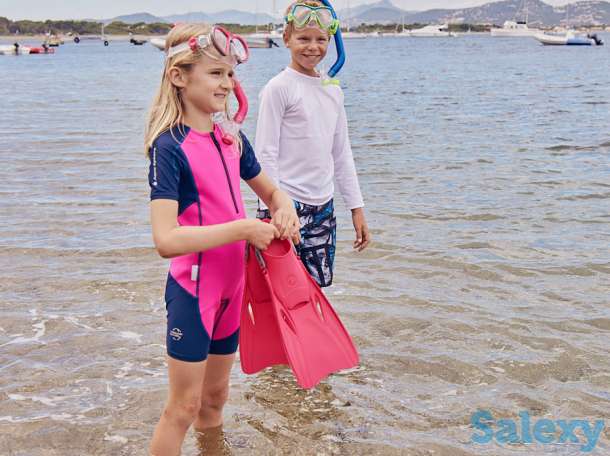 Гидрокостюм-шорти stingray, детский, 2 мм, pink/navy blue hp,, фотография 6