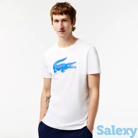 Мужская футболка lacoste  с принтом, фотография 1