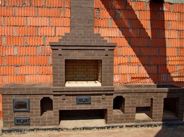 Барбекю комплекс, печь казан, мангал-камин, коптильня, тандыр, фотография 7