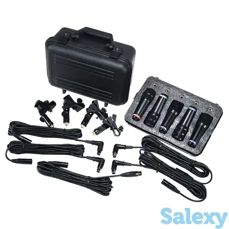 Набор микрофонов для барабанной установки peavey pvm dms-5, фотография 1