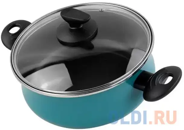 Кастрюля низкая с крышкой vitrinor country 24, фотография 1