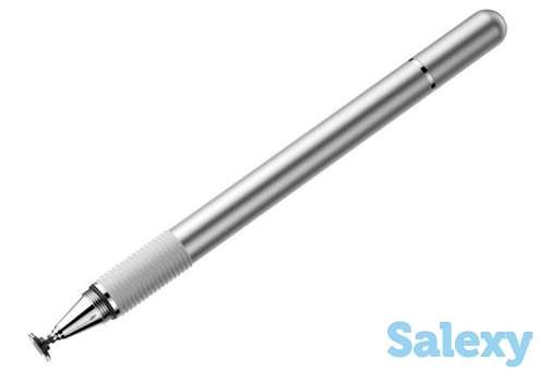 Стилус baseus golden cudgel capacitive stylus pen (acpcl-0s). серебристый, фотография 2