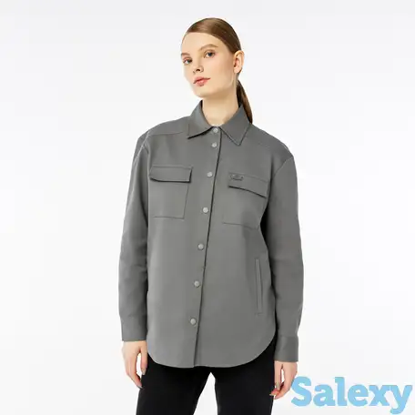 Женская рубашка lacoste из смеси хлопка, фотография 1