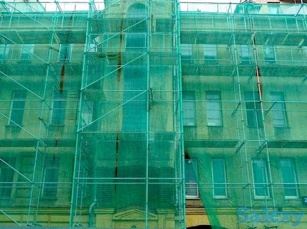 Сетка для укрытия строительных лесов., фотография 2