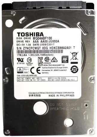 Жесткий диск HDD 1000 GB Toshiba, фотография 1