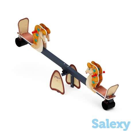 Качалка балансир лошадка ио 21.м.01.02-п.01, фотография 1