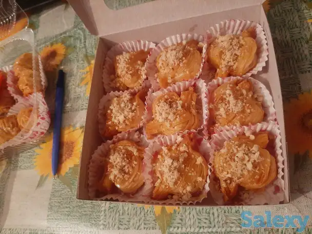 Турецкая пахлава с грецкими орехами и фруктовая пахлава с грушами, фотография 2