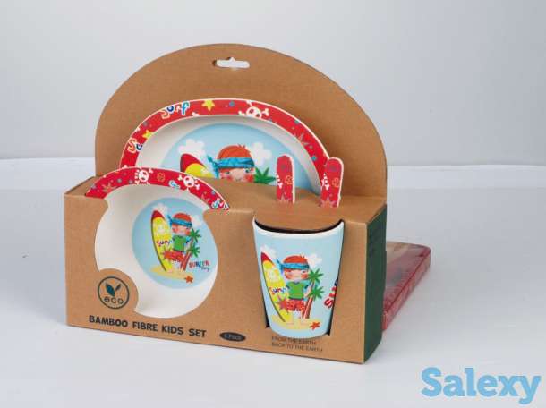 Детская посуда из бамбука, фотография 12