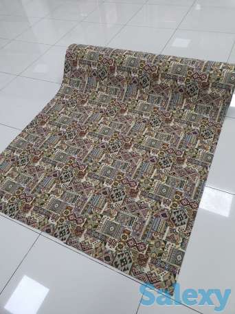 Шикарный гобеленовый коврик метражом ковровая дорожка Италия 135 см, фотография 12