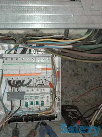 Электромонтажные работы, услуги электрика, фотография 1