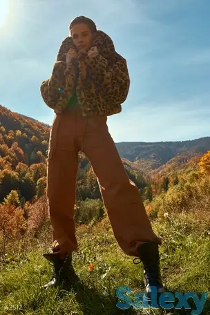 Брюки карго в оттенке терракот, фотография 1