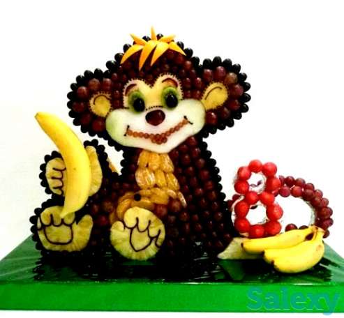 Фруктовые букеты, фруктовые композиции, фотография 3