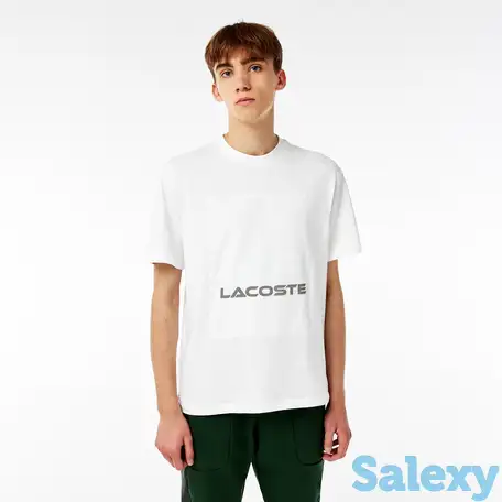 Мужская хлопковая футболка lacoste, фотография 1