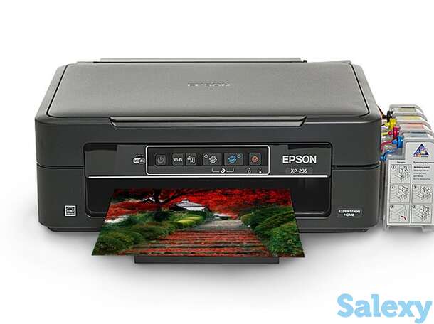 Мфу epson expression home xp-235 с снпч и чернилами, фотография 1