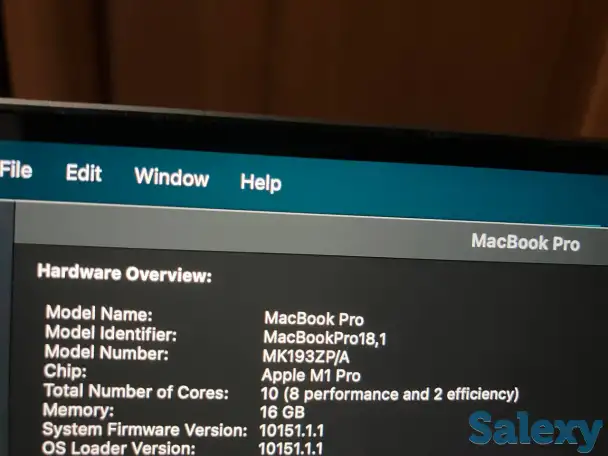 Apple MacBook Pro 16’ M1 Pro 2021 1тб, фотография 4