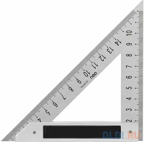 Треугольник deli dl303150 15 см металл, фотография 1