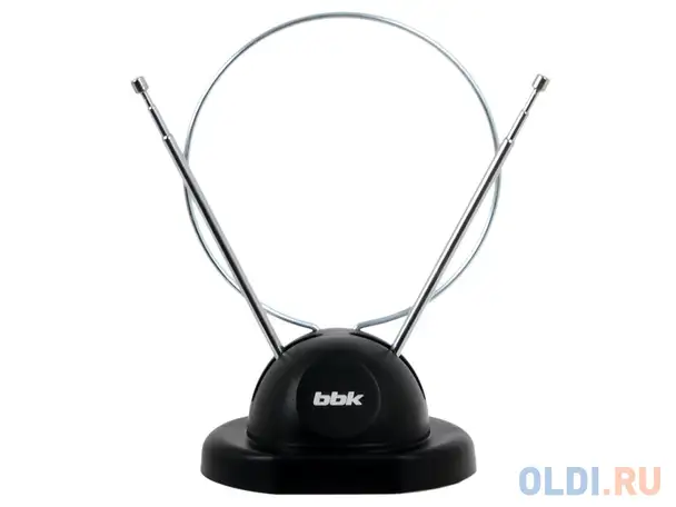 Телевизионная антенна bbk da02 комнатная цифровая dvb-t антенна, черный, фотография 1