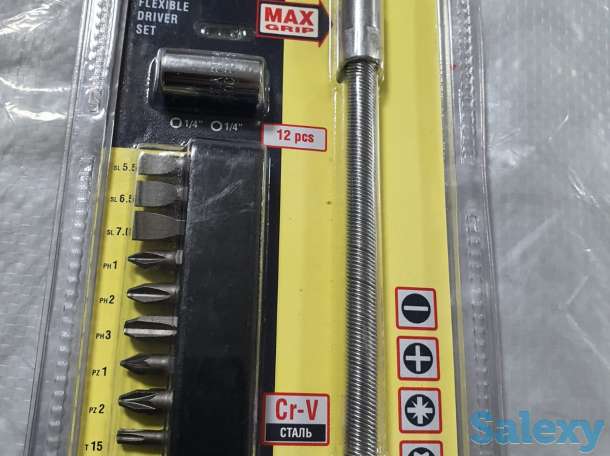 Набор STAYER Отвертка, Cr-V, с битами и торцевыми головками, фотография 1