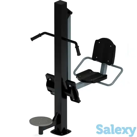 Жим ногами+твистер (серый) - уличный тренажер - ст 022-13, фотография 2