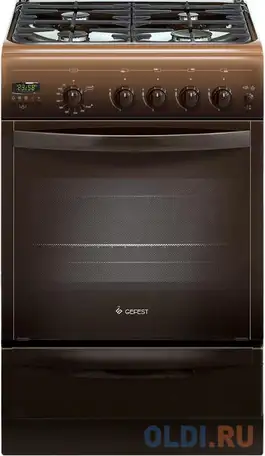 Газовая плита gefest пг 5100-04 0001 коричневый, фотография 1