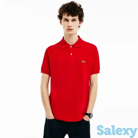 Мужское поло lacoste l1212 classic fit, фотография 1