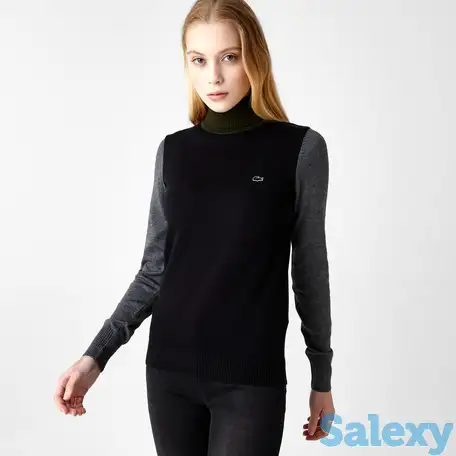 Женский свитер lacoste с высоким воротом, фотография 1