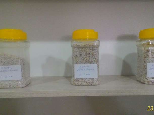 кварцевые пески и дробленыи кварц, фотография 4