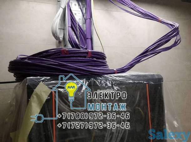 Установка розетки акустической в алматы, фотография 1