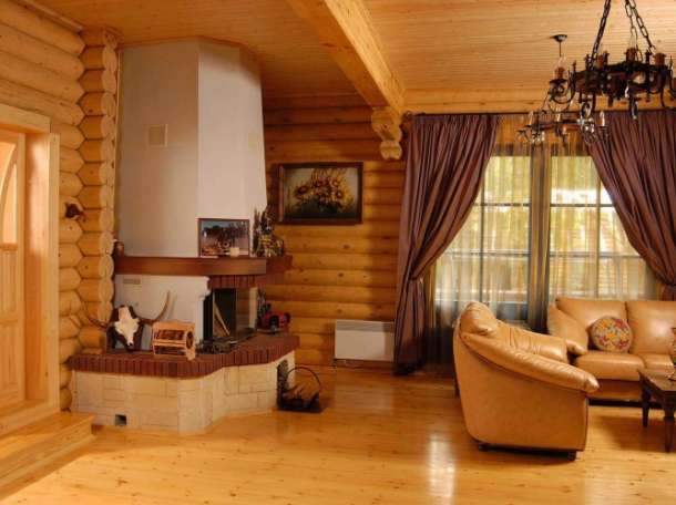 Строим дома, бани из дерева - оцилиндрованного бревна, фотография 3