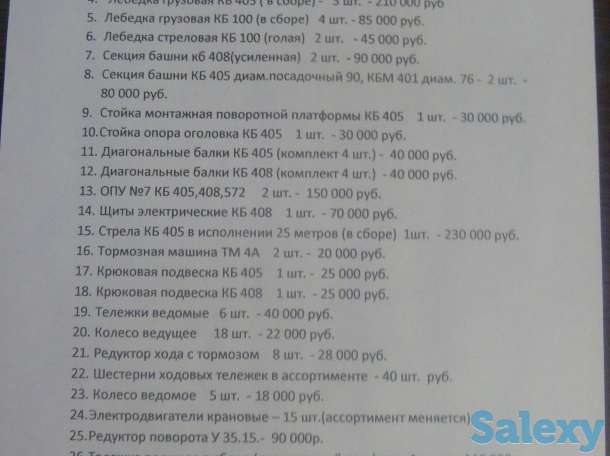 Электродвигатель 55 квт грузовой башенного крана, фотография 6