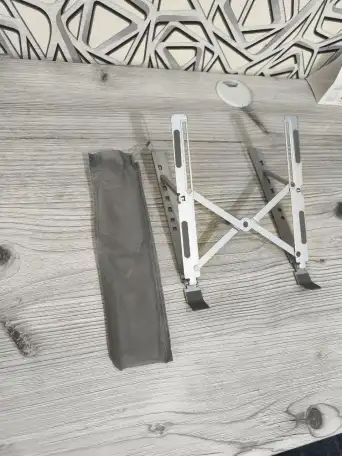 Подставка для ноутбука металлическая, складная, фотография 1