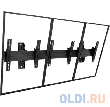 [lwm3x1up] настенное крепление chief lwm3x1up fusion menu board для размещения больших, фотография 1