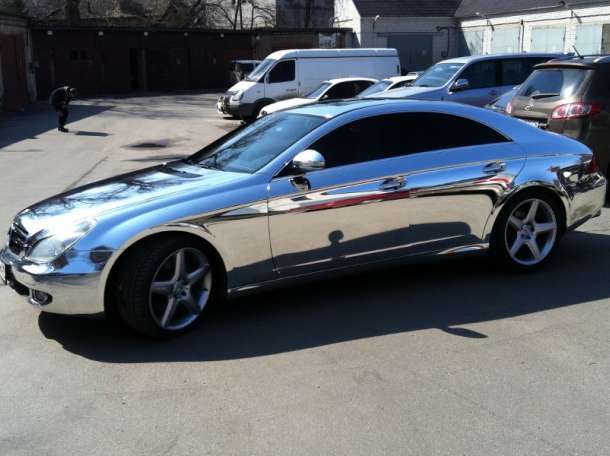 Пленка хром серебро премиум, Корея, фотография 1