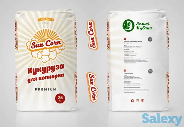 Зерно для попкорна SunCorn Premium бабочка, фотография 2