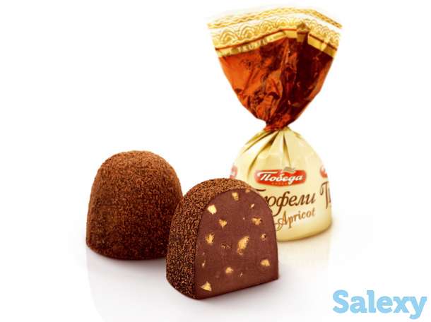 Трюфели шоколадные с кусочками абрикоса, фотография 3